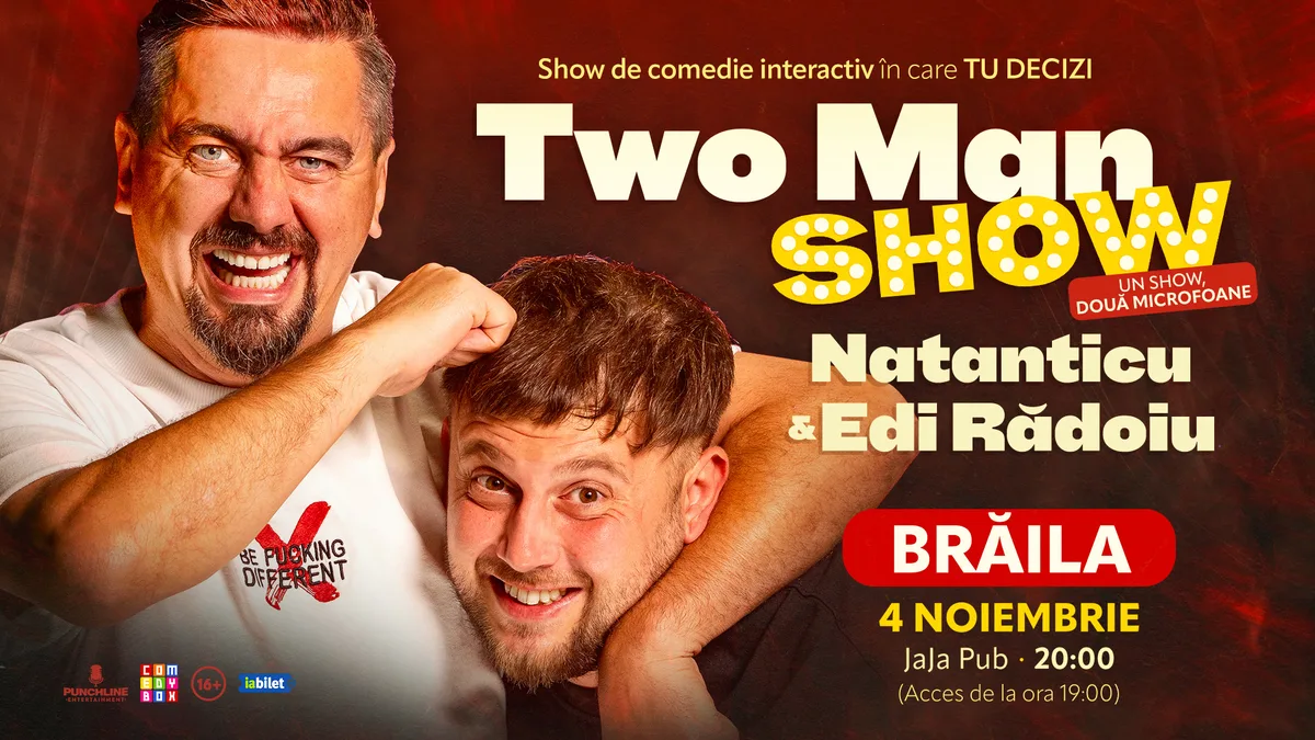 Vezi evenimentul Stand-up comedy cu Natanticu și Edi Rădoiu | Two Men Show — imaginea 2