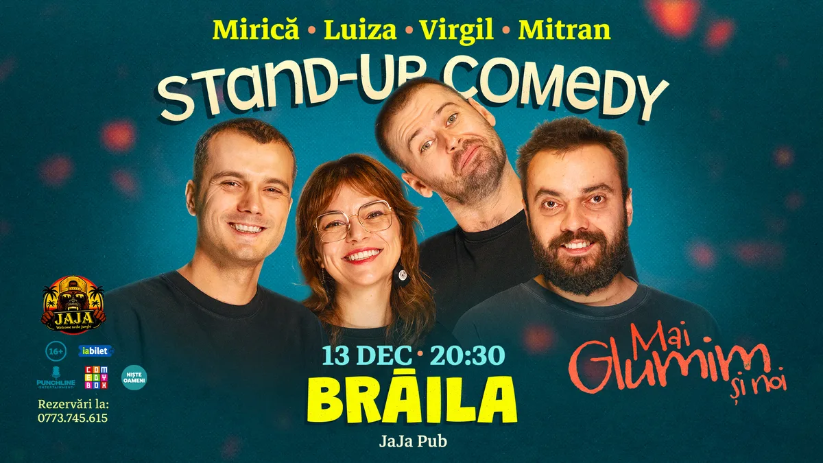 Vezi evenimentul Stand-up comedy cu Mirică, loana Luiza, Virgil Ciulin și Mitran | Mai glumim și noi — imaginea 2