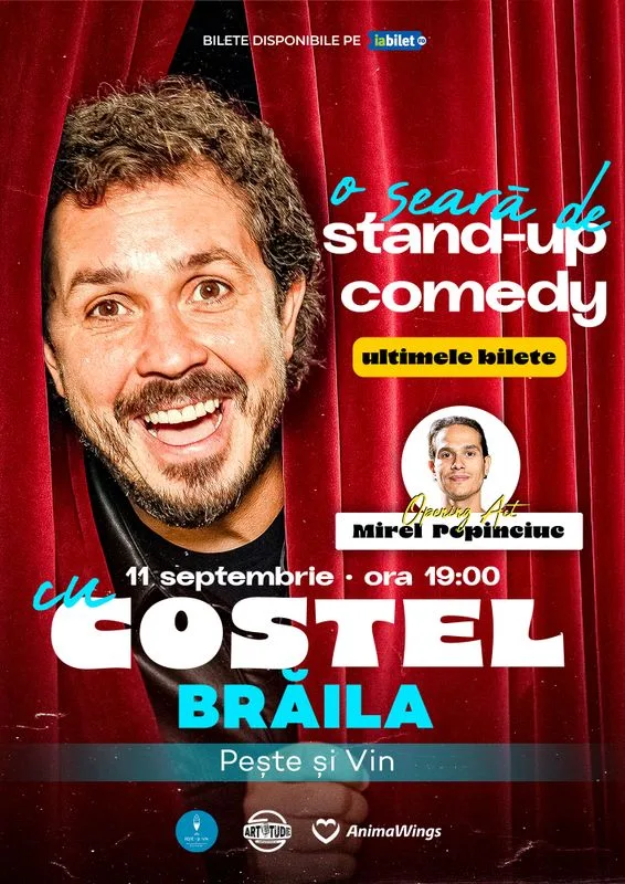 O seară de stand up comedy cu Costel | Comedy Show