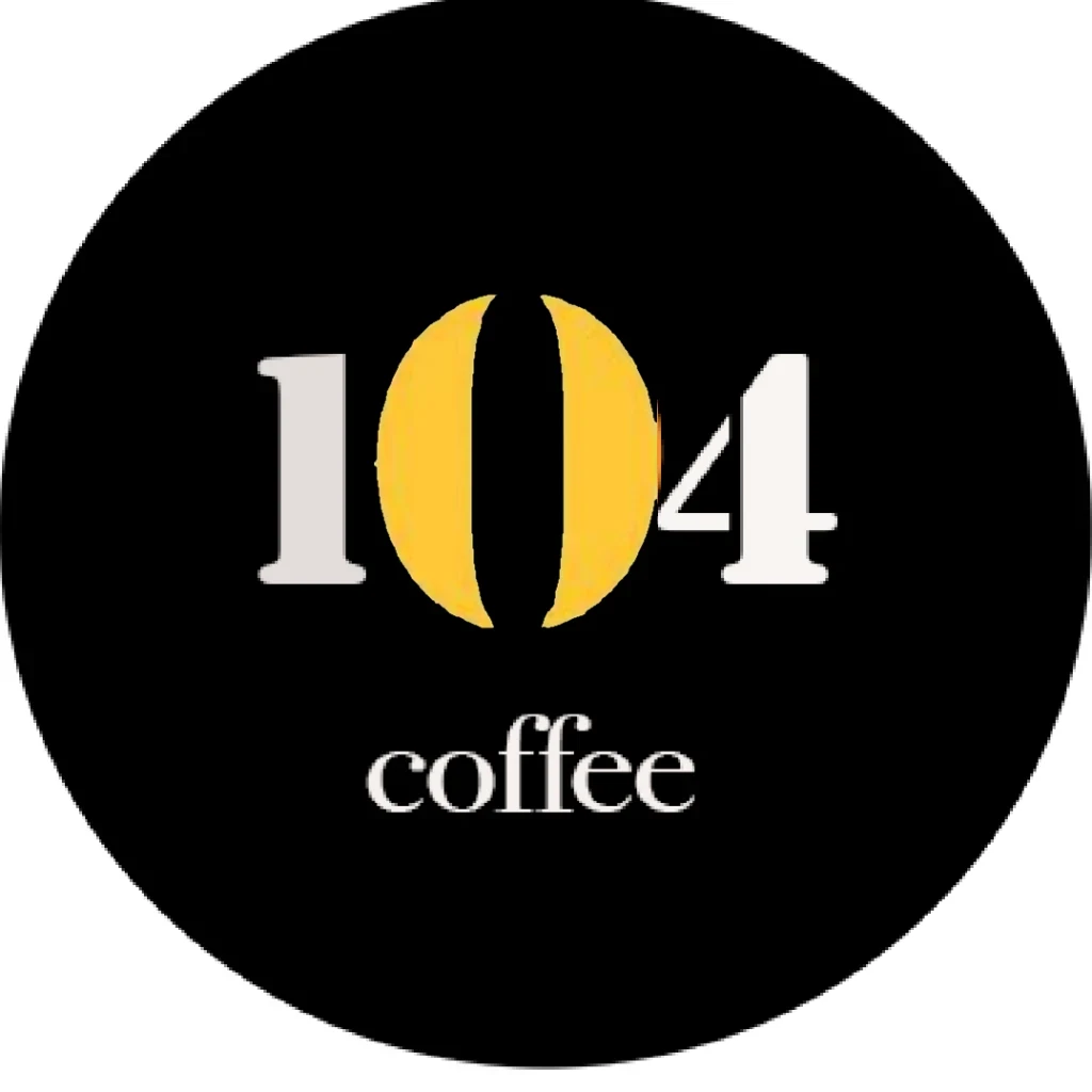 Logo 104 Coffee – Calea Călărașilor 307