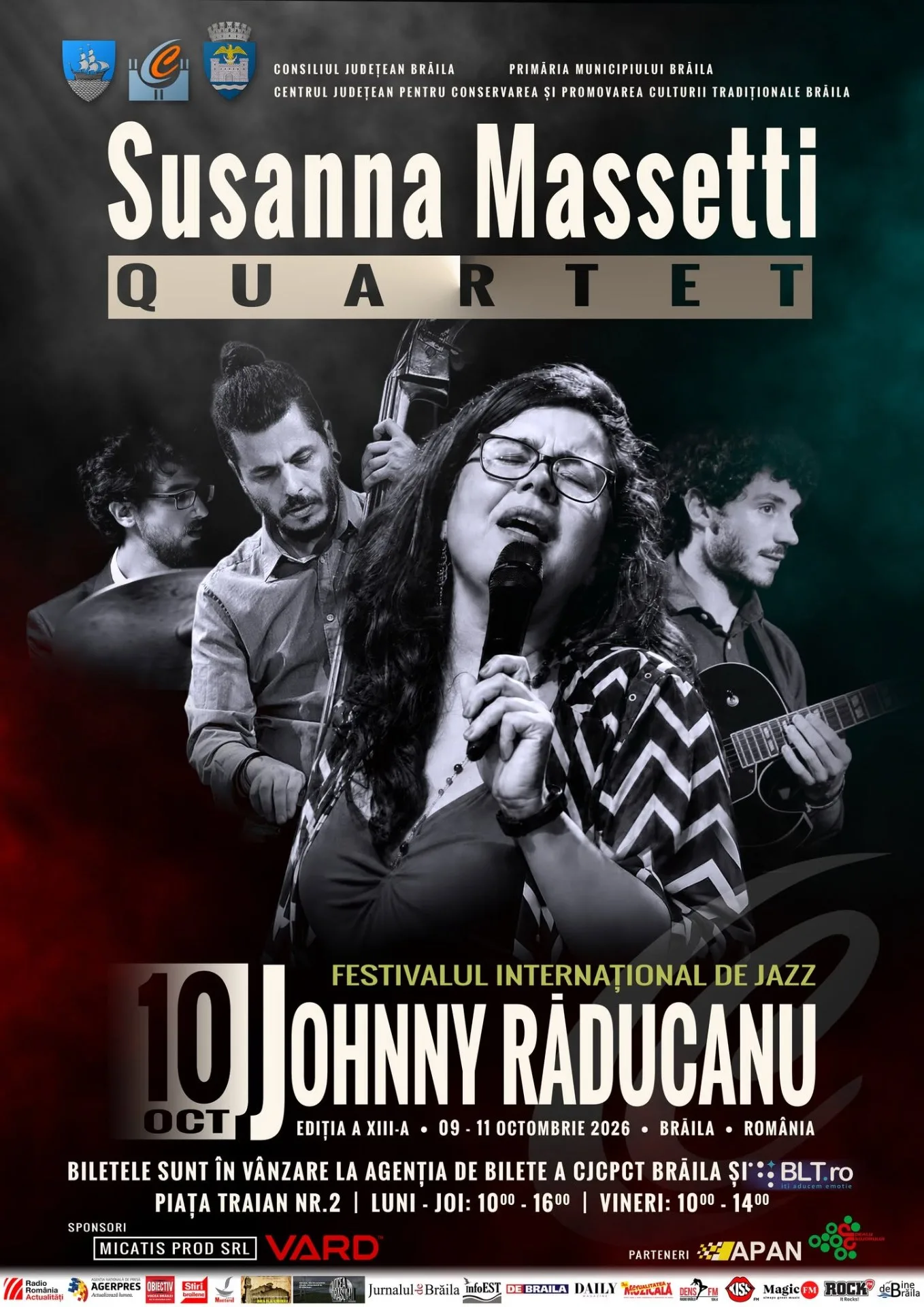 Vezi evenimentul FESTIVALUL INTERNATIONAL DE JAZZ JOHNNY RADUCANU - Michael Cretu si Susanna Massetti Quartet — imaginea 3
