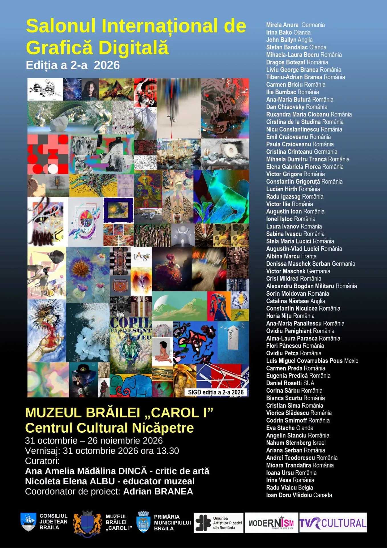 Vezi evenimentul SIGD 2026 — ultima expoziție la Centrul Cultural Nicăpetre