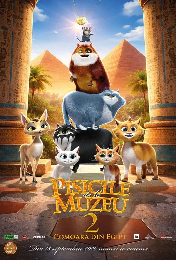 Poster Pisicile de la muzeu 2: Comoara din Egipt dub