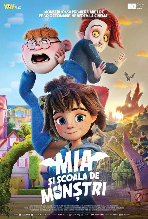 Poster Mia și școala de monștri dub